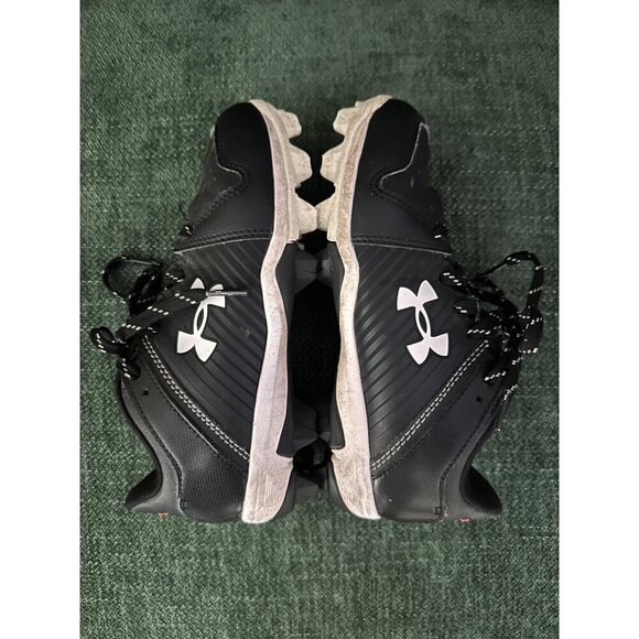 Under Armour Leadoff Low RM Black/Black 3025600-001 Youth Cleats 1.5Y - Picture 2 of 10